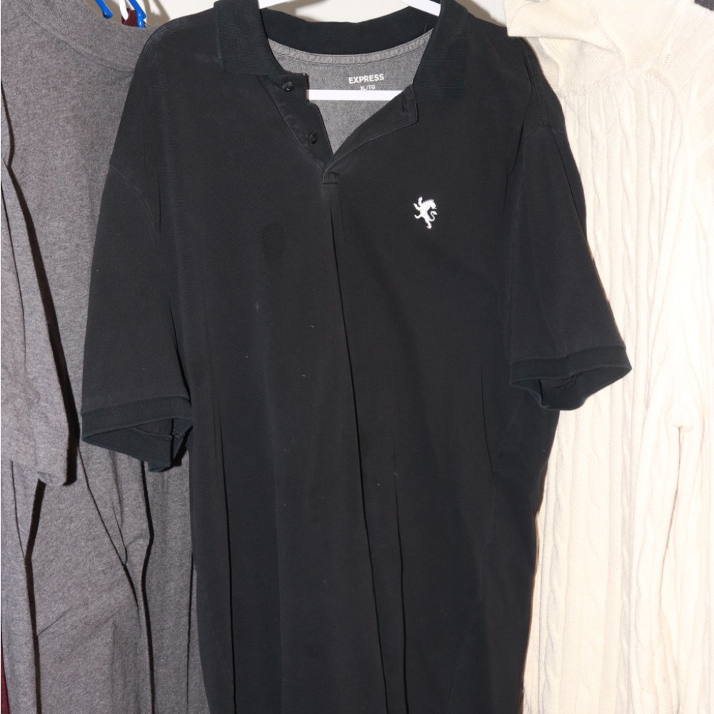 Express Black Polo Shirt for Men